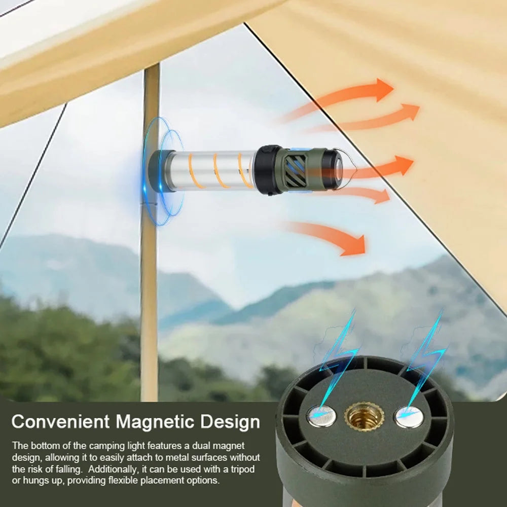 Tent Lamp with Mosquito Tent, 5 Modes, Portable LED Tent Lamp B881204