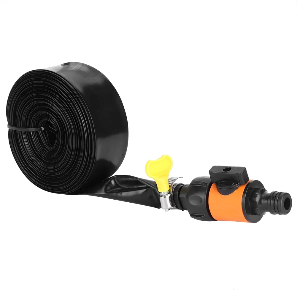 Rociador de agua de trampolín al aire libre PVC Naranja 15m M93860
