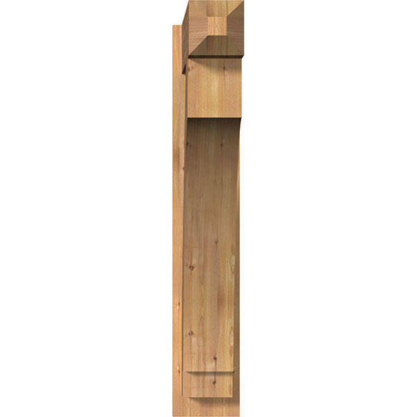 7 1/2x22W x 32x22D x 44x22H Imperial Smooth Craftsman Outlooker, Western Red Cedar U902