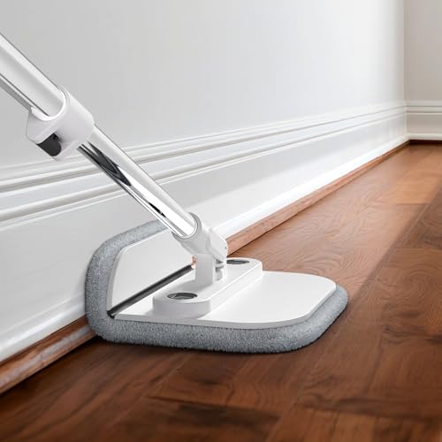 Spin Mop and Bucket Set with Separate Dirty Water System A6745