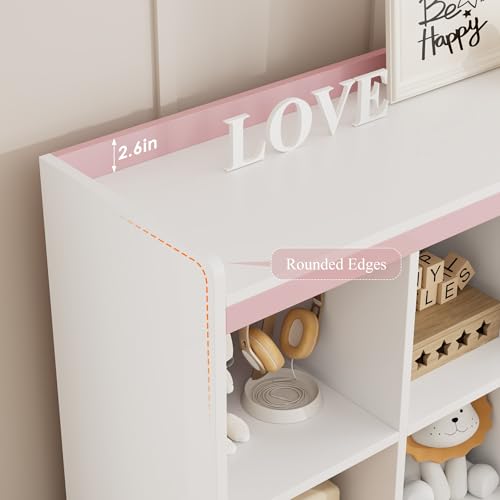 48" W Kids Toy Storage Organizer with Removable Bins and Drawers, Grey E479