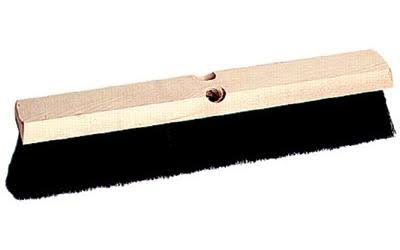 24 in Hardwood Block Sweeping Brush with Black Tampico Fill X713807