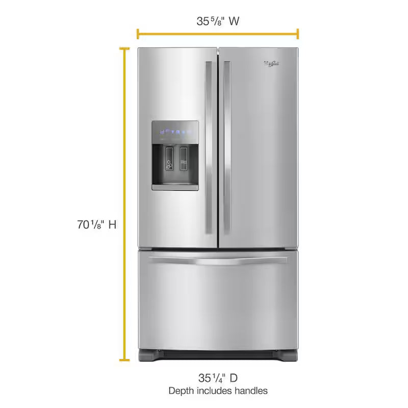 25 cu. ft. French Door Refrigerator R498294