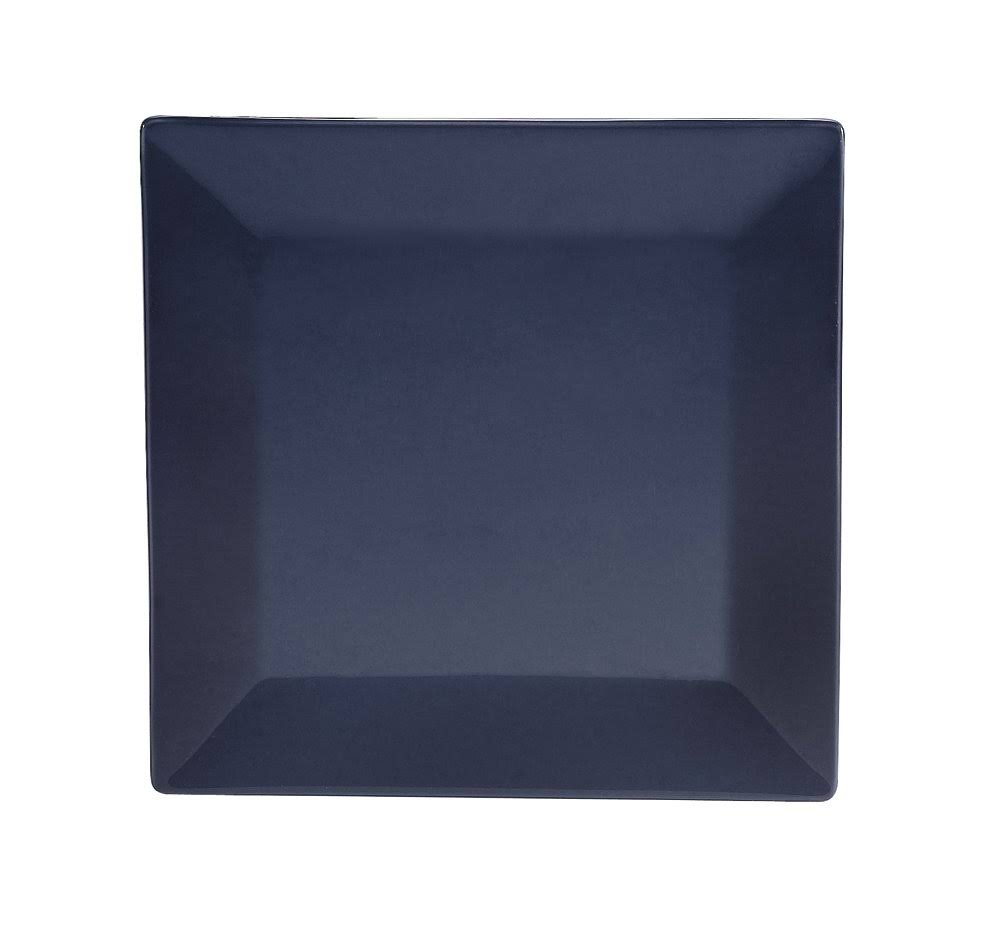 Cobalt Blue 10-Inch Stoneware Square Plate, Box of 12 Y74483