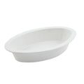 Oval Casserole Sandstone White, Case of 2 F97342