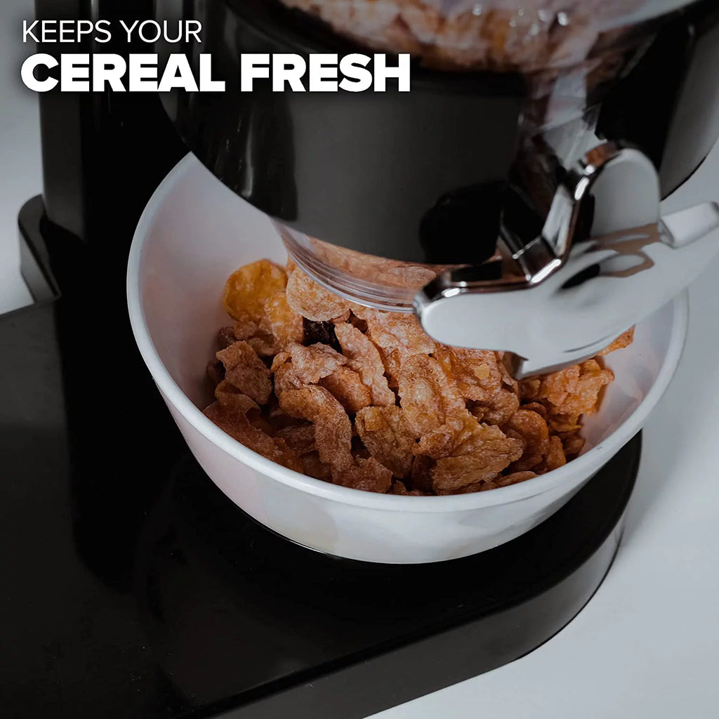 Black Cereal Food Dispenser H136