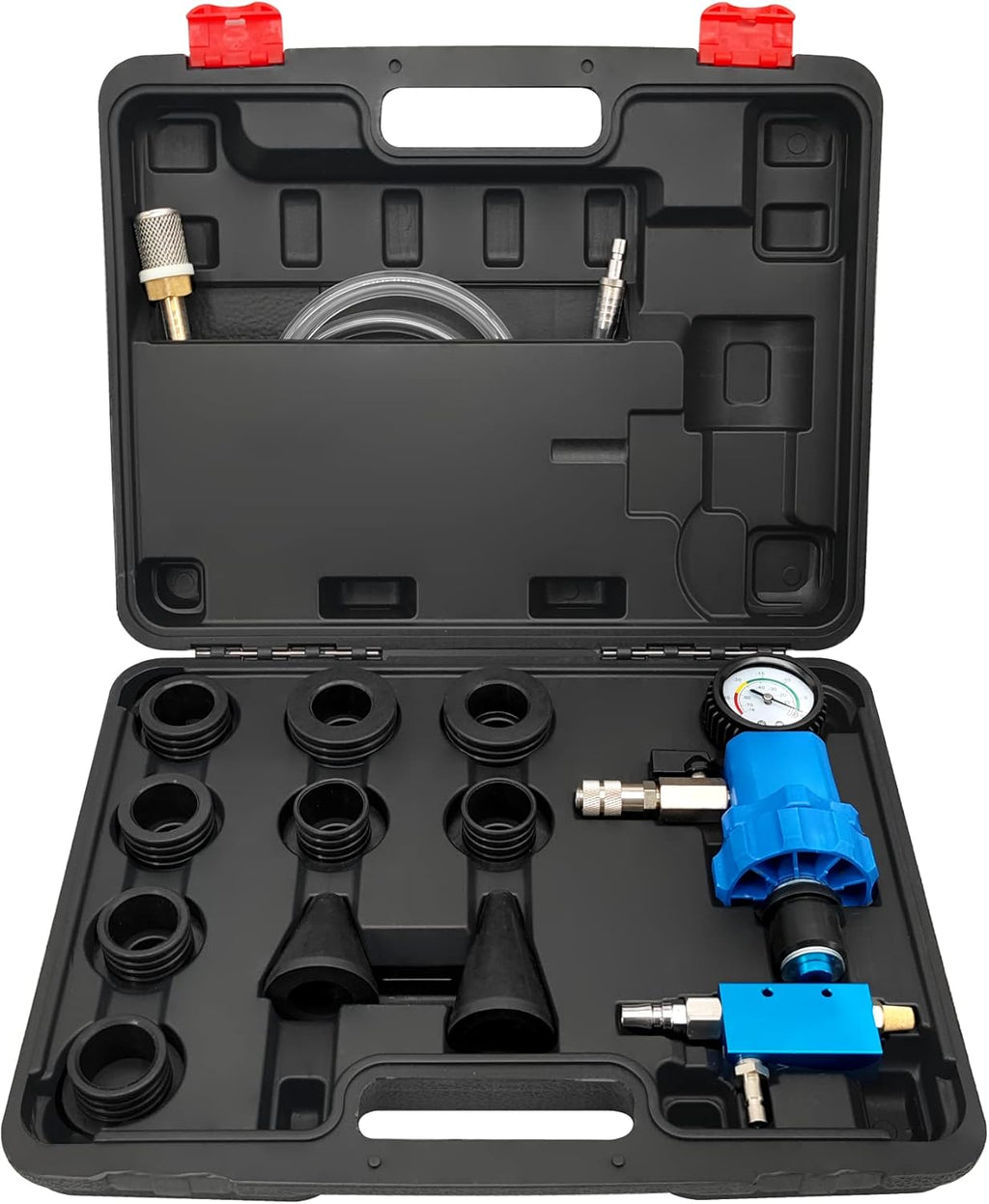 Coolant Vacuum Refill Kit with 8 Rubber Sleeves & 2 Adapter Cone Plug Z347394