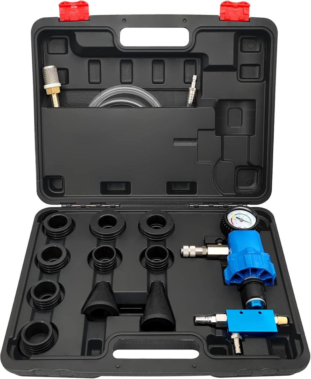 Coolant Vacuum Refill Kit with 8 Rubber Sleeves & 2 Adapter Cone Plug Z347394