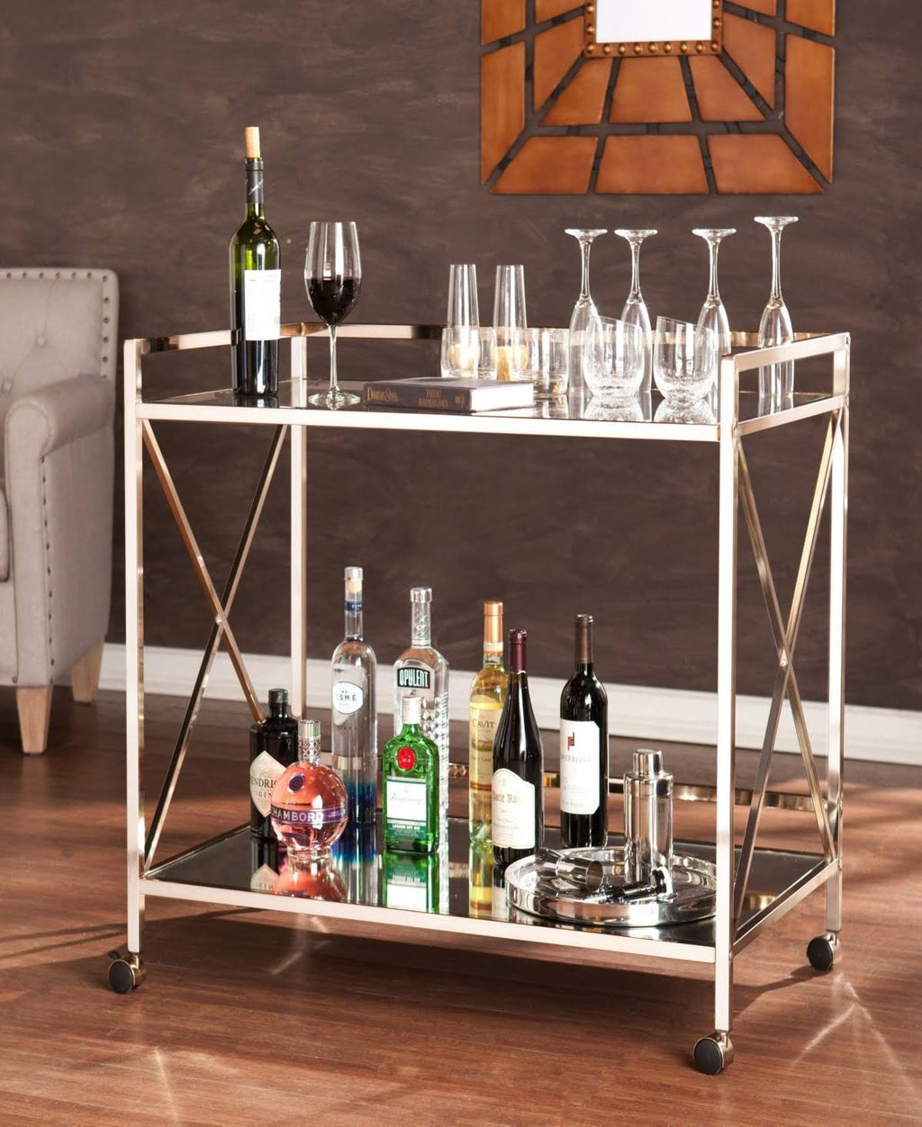 Gold Bar Cart R14796