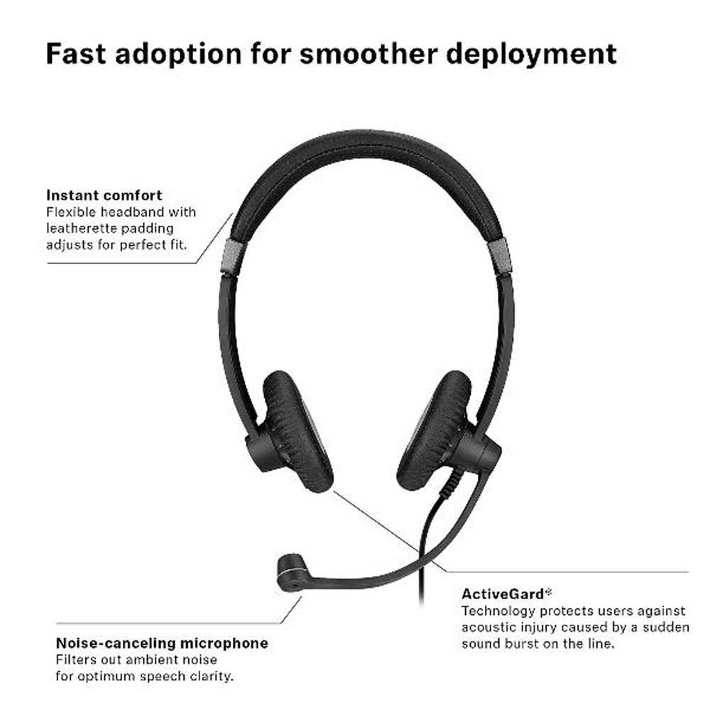Sennheiser SC 75 USB MS Headphones One Size Z757