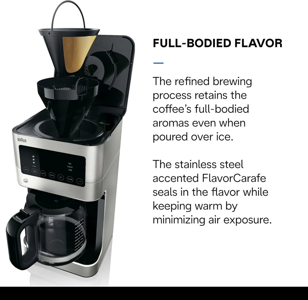 12-Cup Stainless Steel Drip Coffee Maker Q356