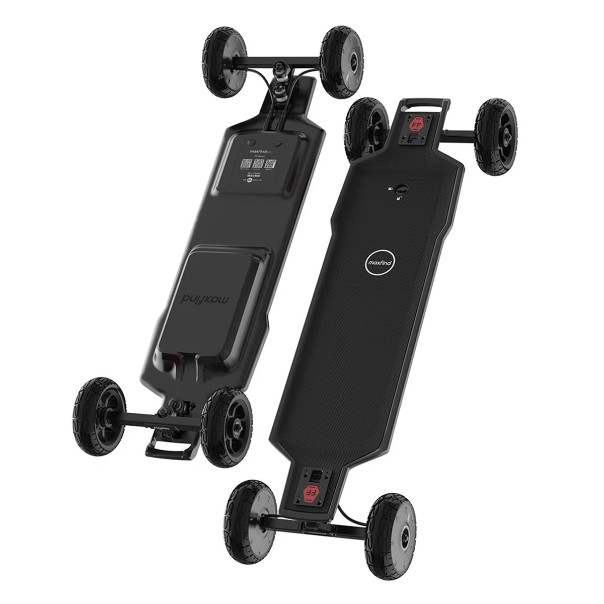 All-Terrain Electric Longboard with Remote, 28 Mph, 165 mm Wheels, 1500W Dual Motor, 38 Inch L239737