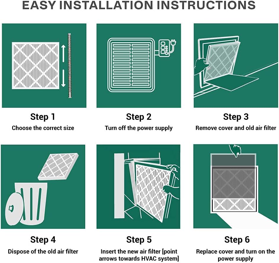 20x34x2 MERV 8 Pleated Air Filter (12-Pack) M181433