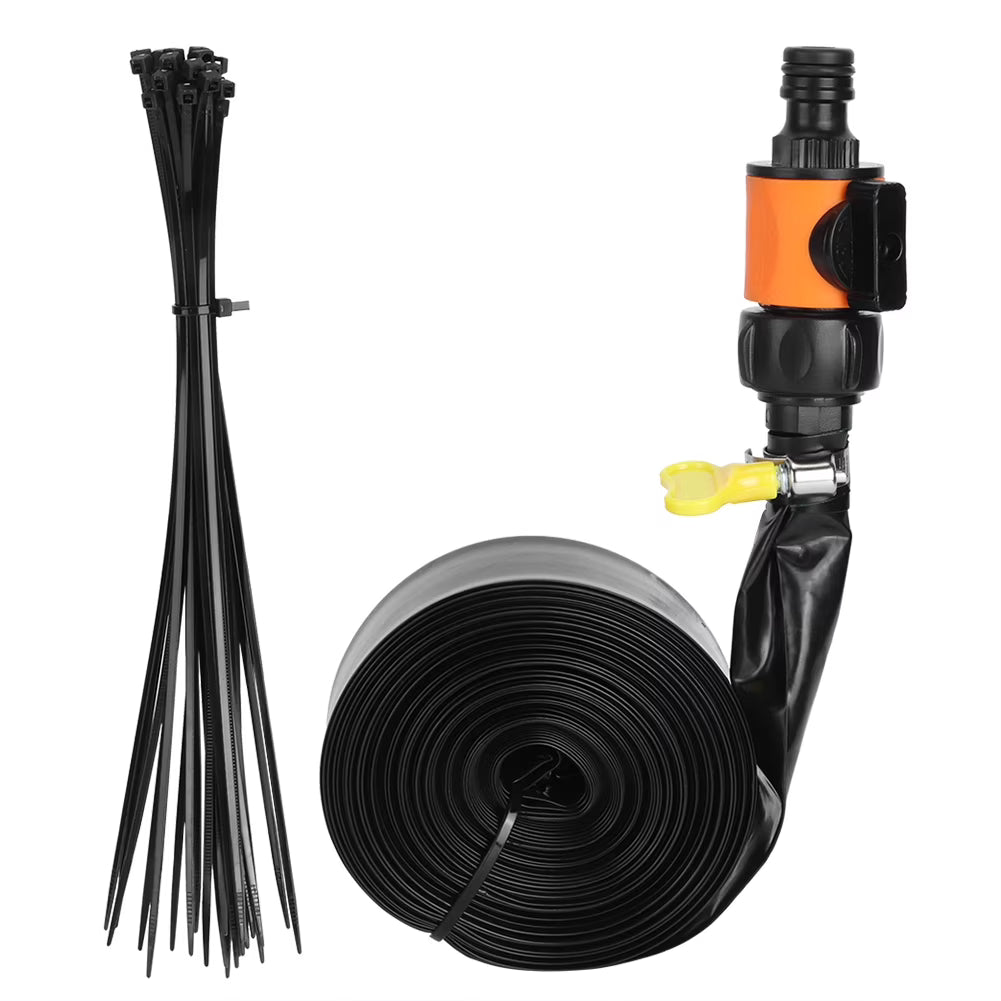 Rociador de agua de trampolín al aire libre PVC Naranja 15m M93860