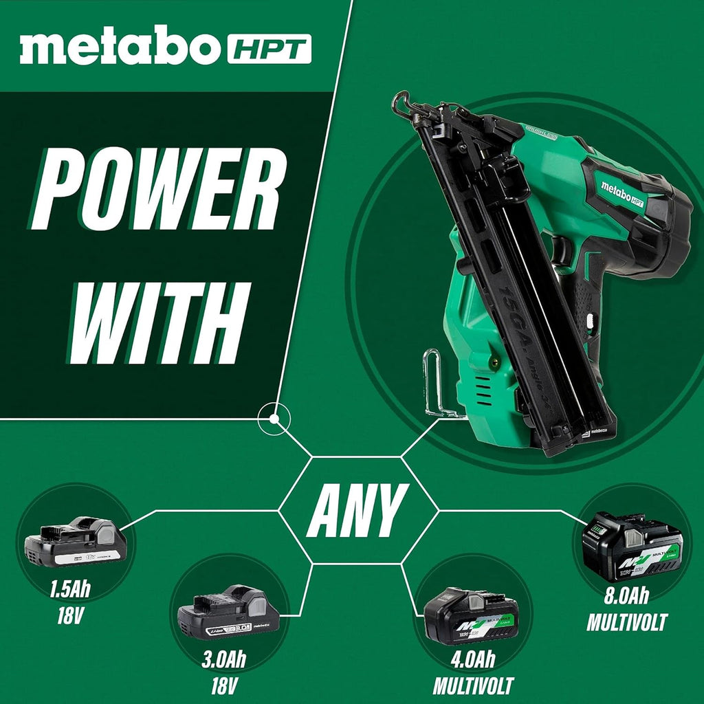 18V Brushless 15 Gauge Cordless Finish Nailer Kit T40894