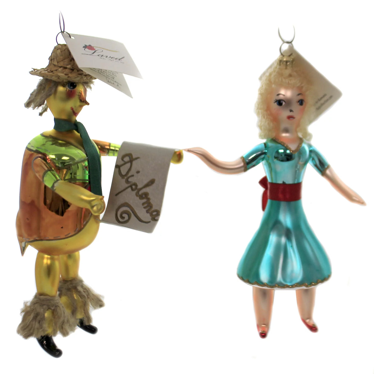 Italian Ornaments Glass Dorothy Lion Tinman Scarecrow E271792