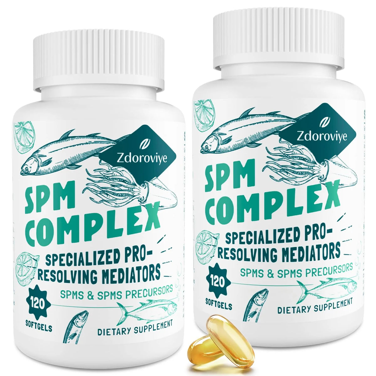 120 Softgels SPM Supplement Q686713
