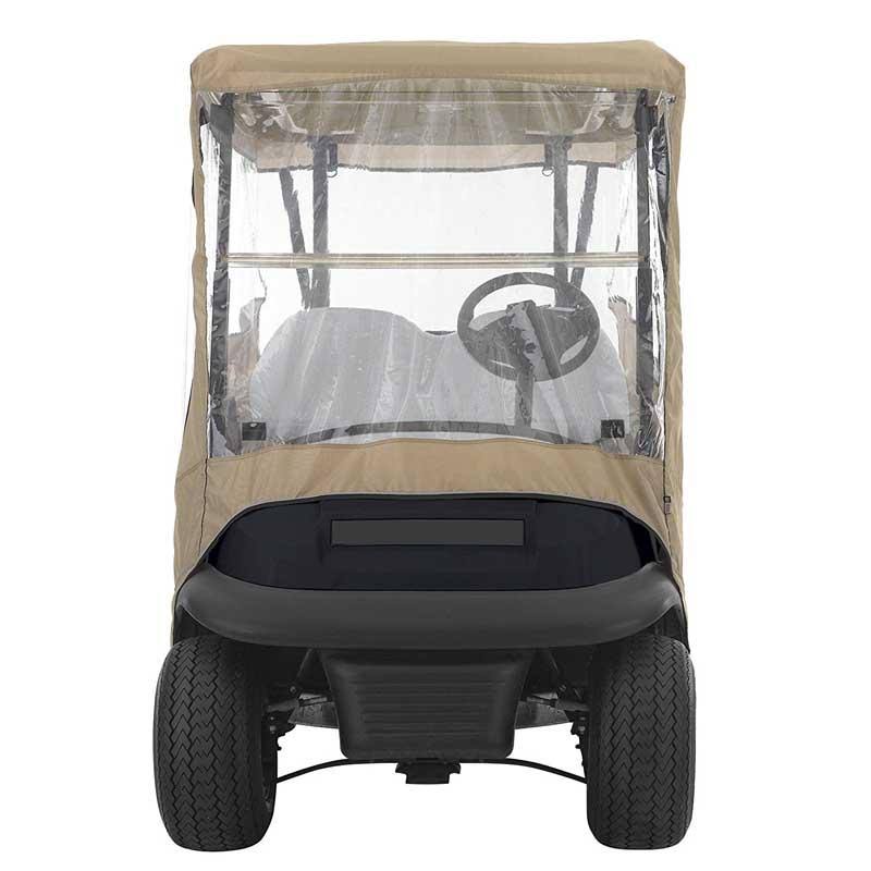 Khaki Golf Cart Travel Enclosure Long Roof E38638