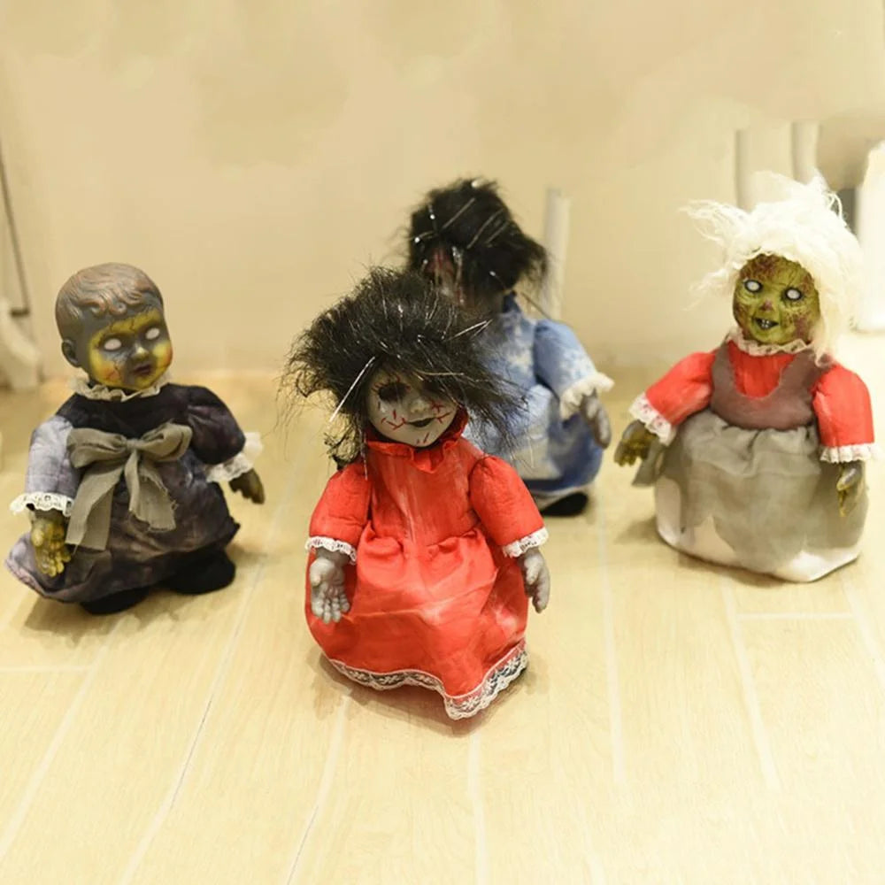 Scary Walking Ghost Doll with Light Up Eye Q3674