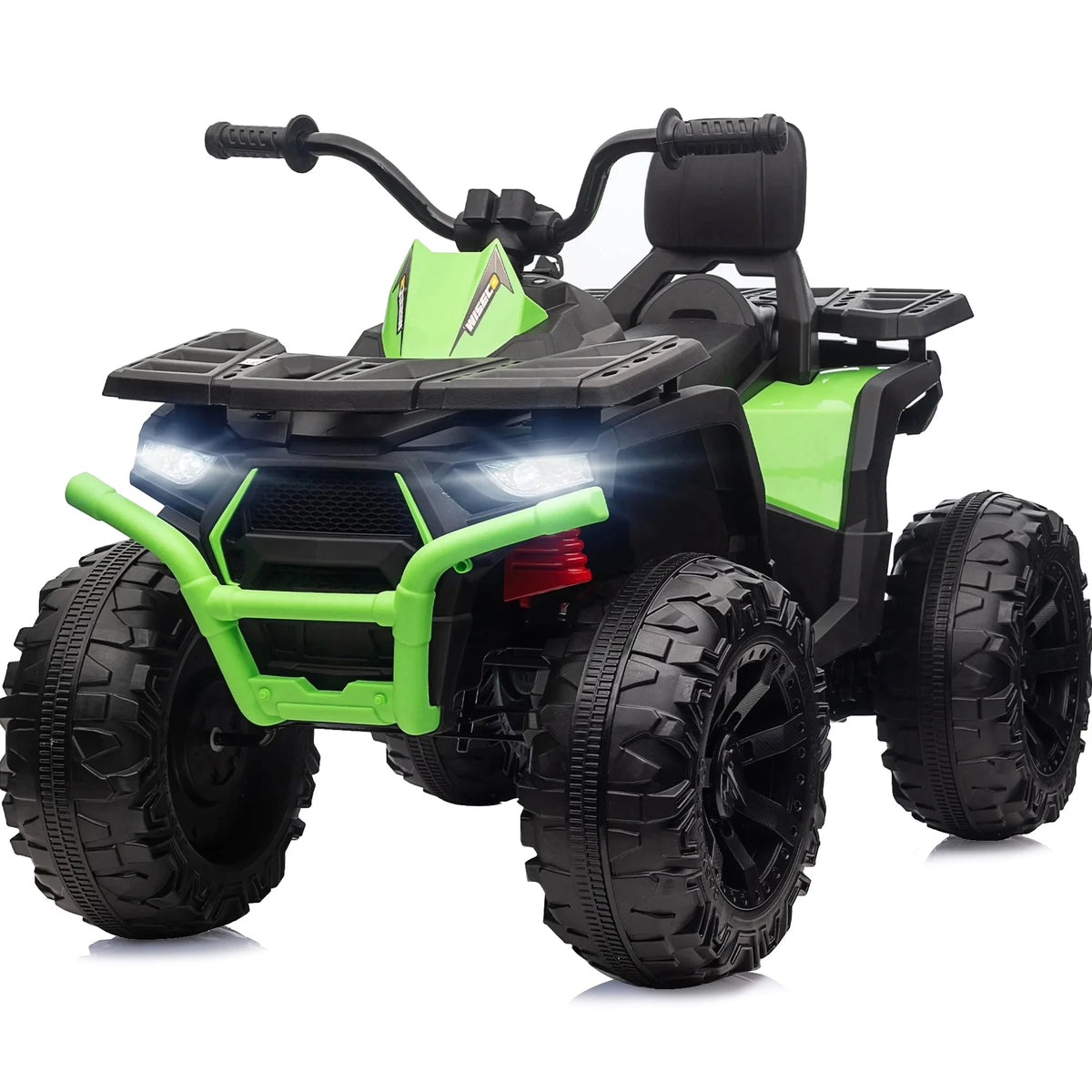 24V Kids ATV 4-Wheeler with 400W Motor, 2 Seater - Black N1246