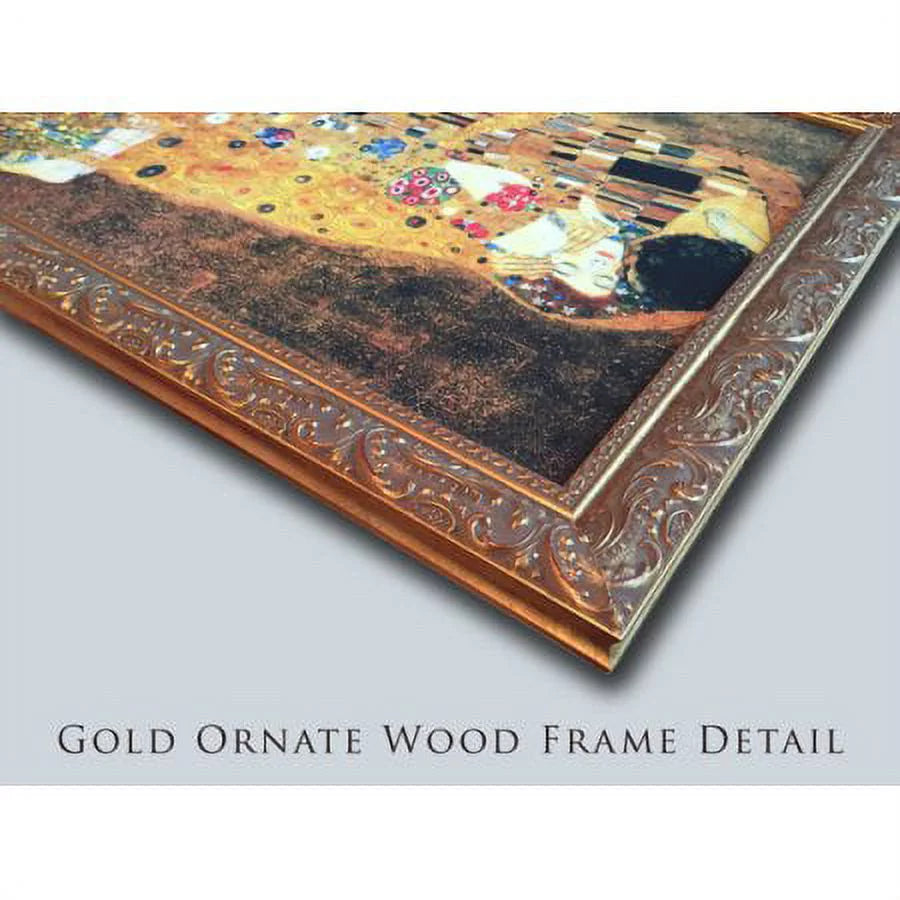 Gold Ornate Wood Framed Art Print K456