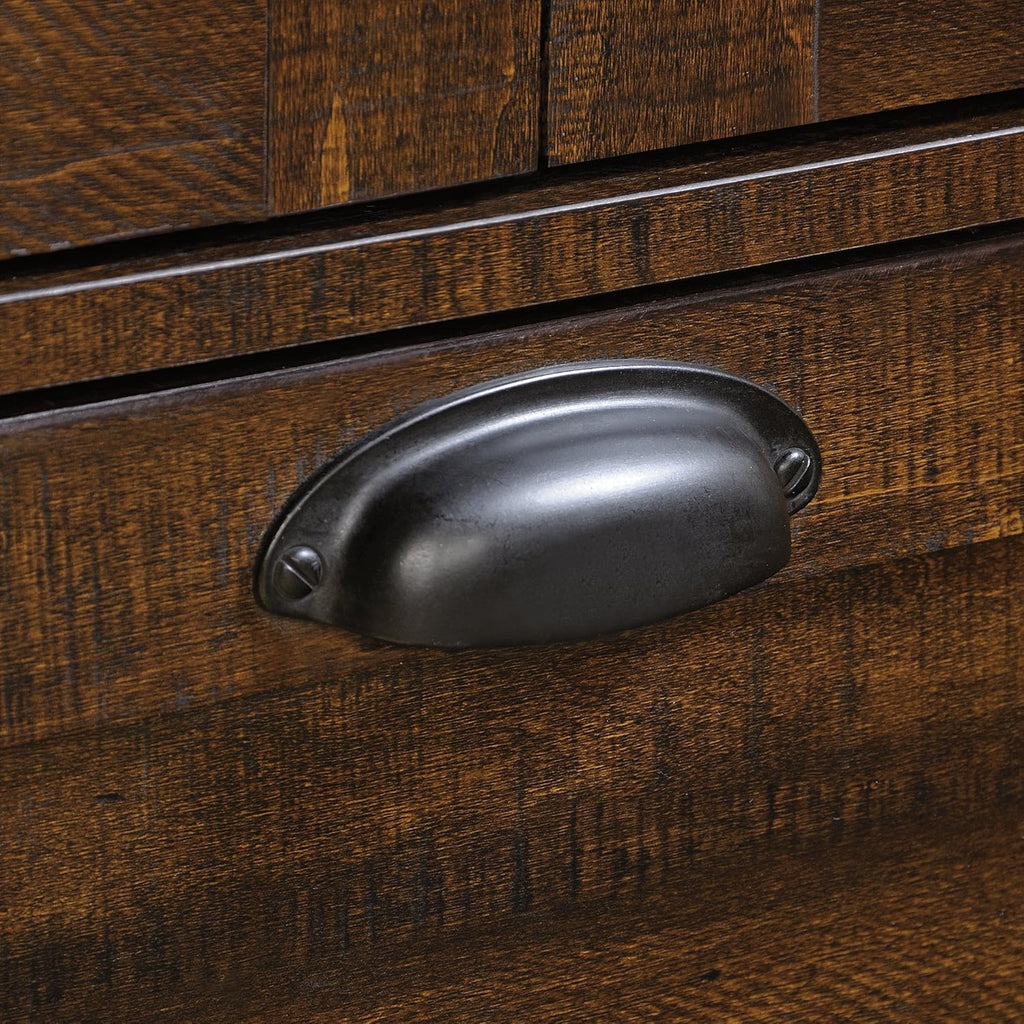 Rustic Walnut Storage Cabinet C615201
