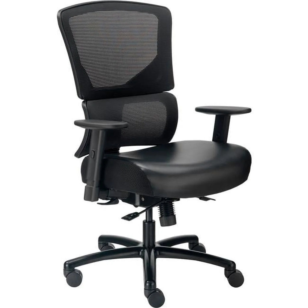 Black Mesh Back Chair with Synthetic Leather C993039