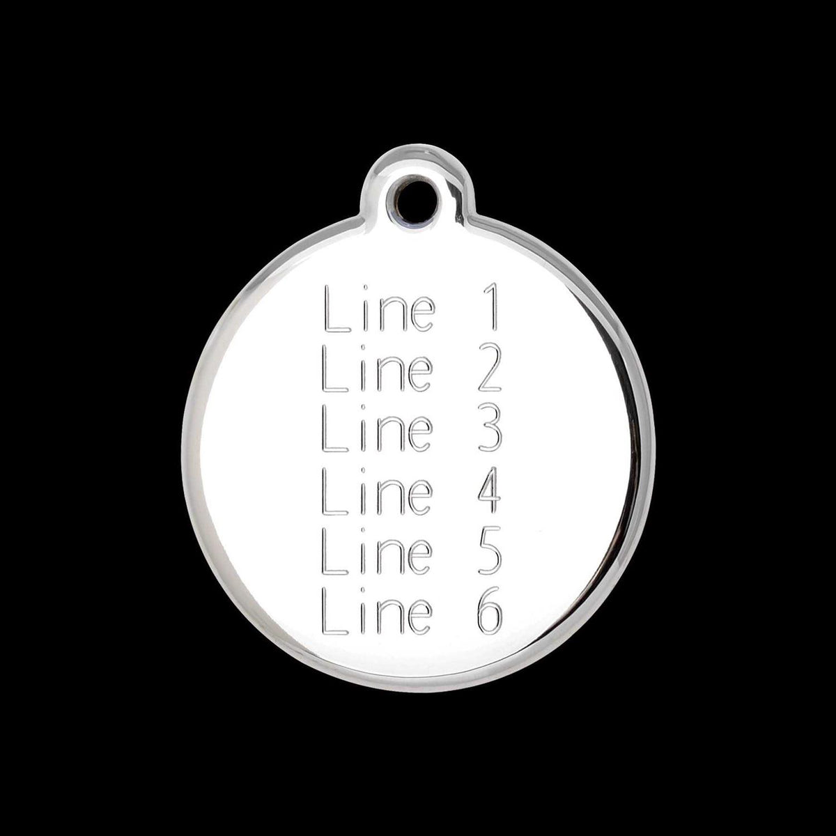 Enamel Pet ID Tag Heart M7111