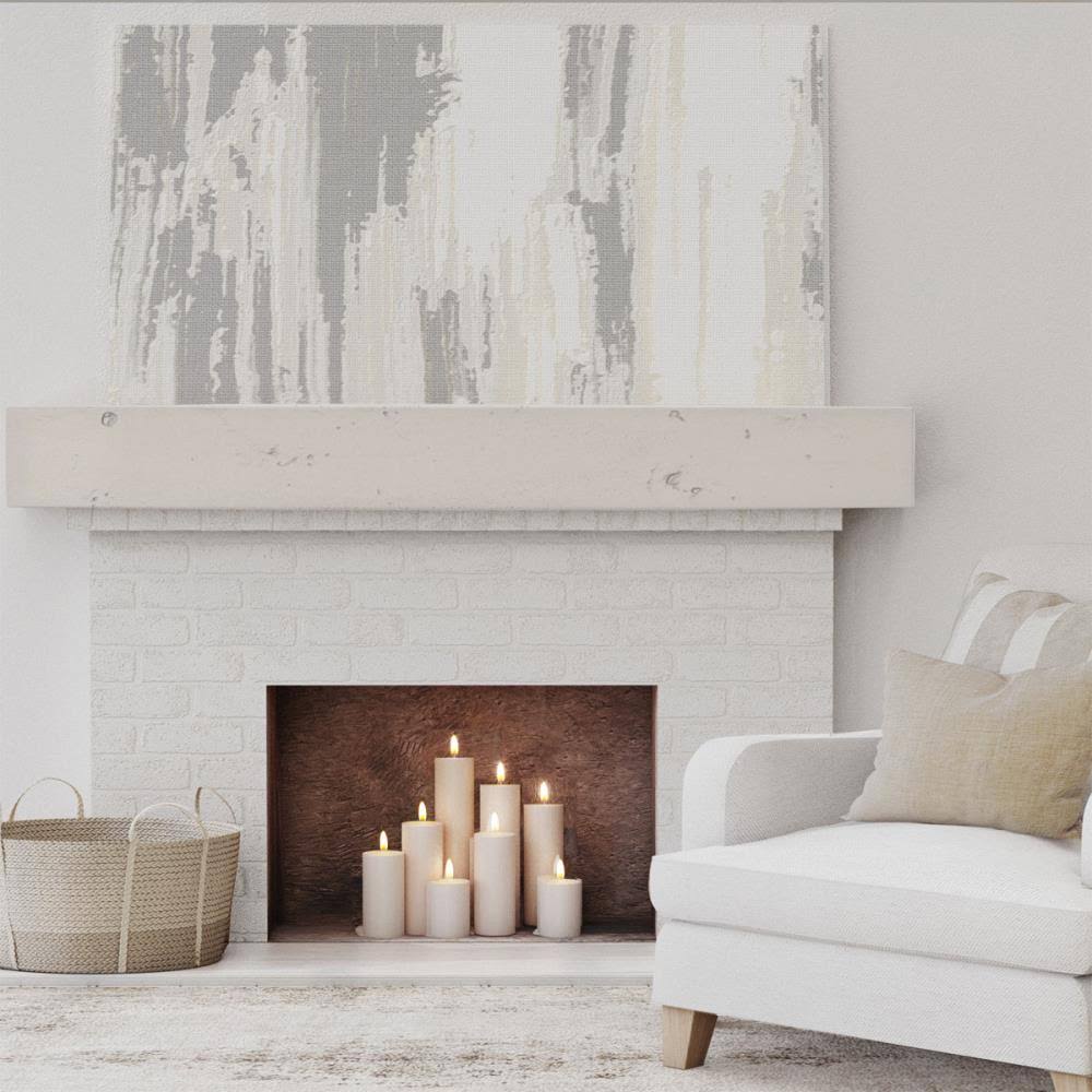 Knotty Pine Faux Wood Fireplace Mantel Y8119