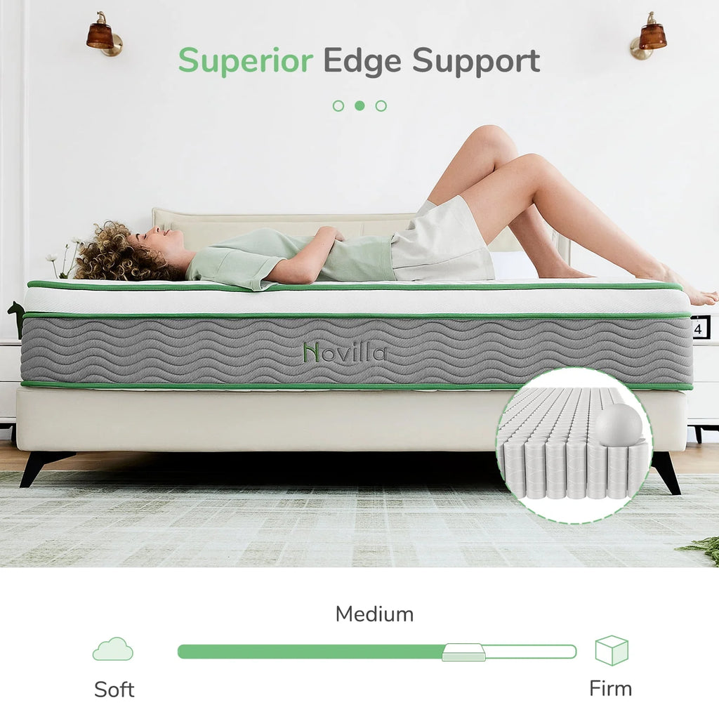 Memory Foam Hybrid Mattress Full Size S25119