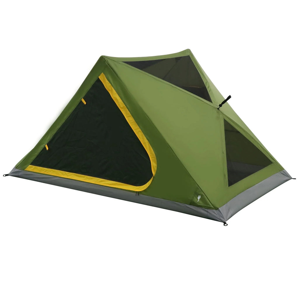 2-Person Pop up Instant Hub Tent, Green, 7.5 lbs I754