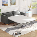 Grey Full Pull Out Sofa Bed with Memory Foam Mattress D9670