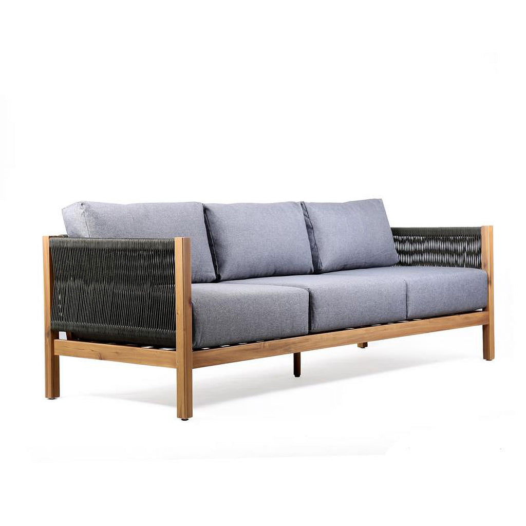 Dark Gray Polyester Fabric Outdoor Sofa J188
