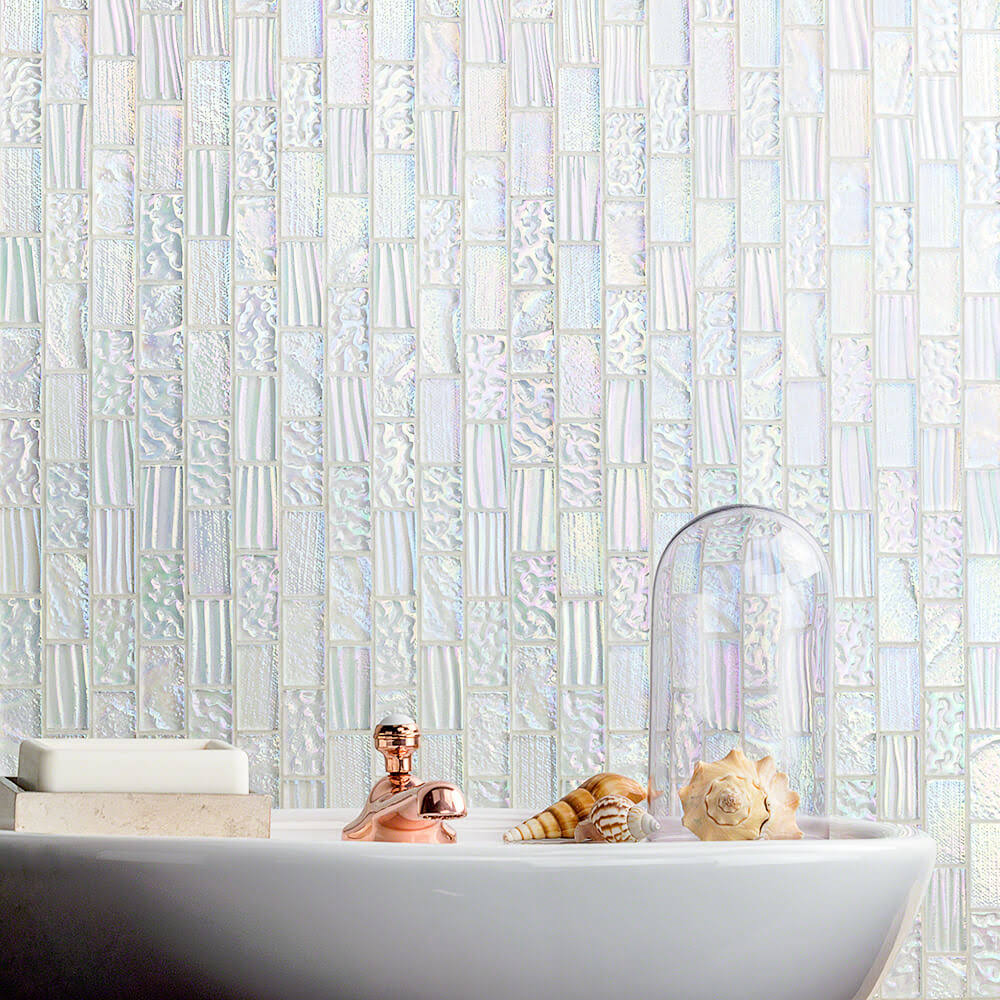 Black Glass Mosaic Tile T9779