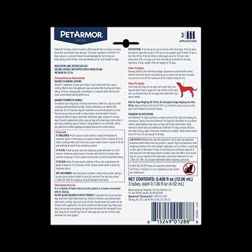Flea and Tick Treatment for Large Dogs J838