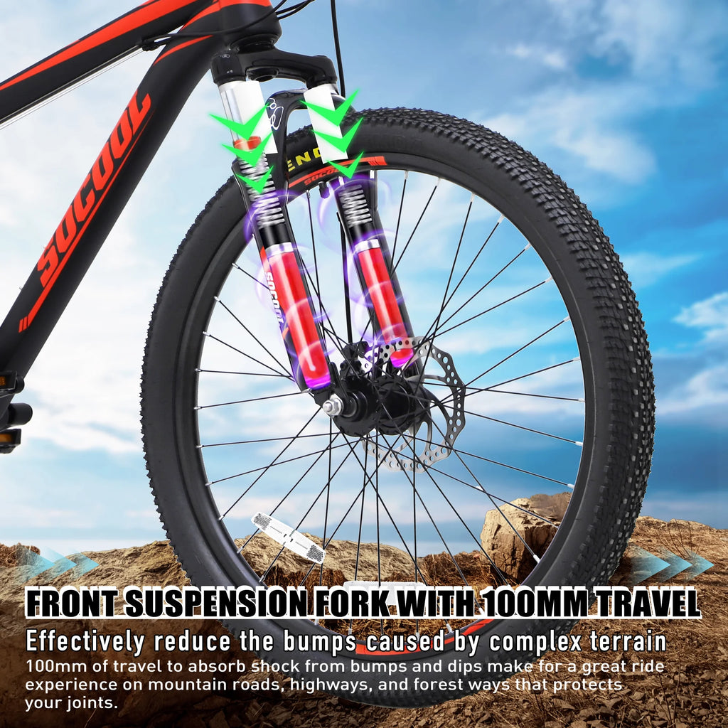 26 Inch Dual Suspension 21-Speed Mountain Bike X7225