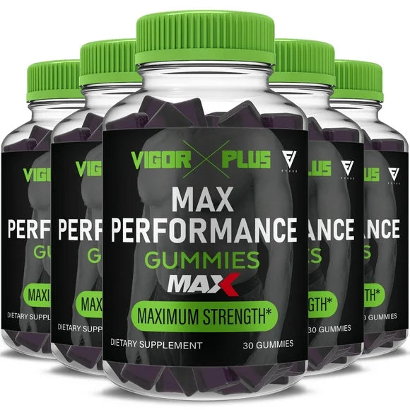 Vigor Plus Max Gummies 5 Pack A415