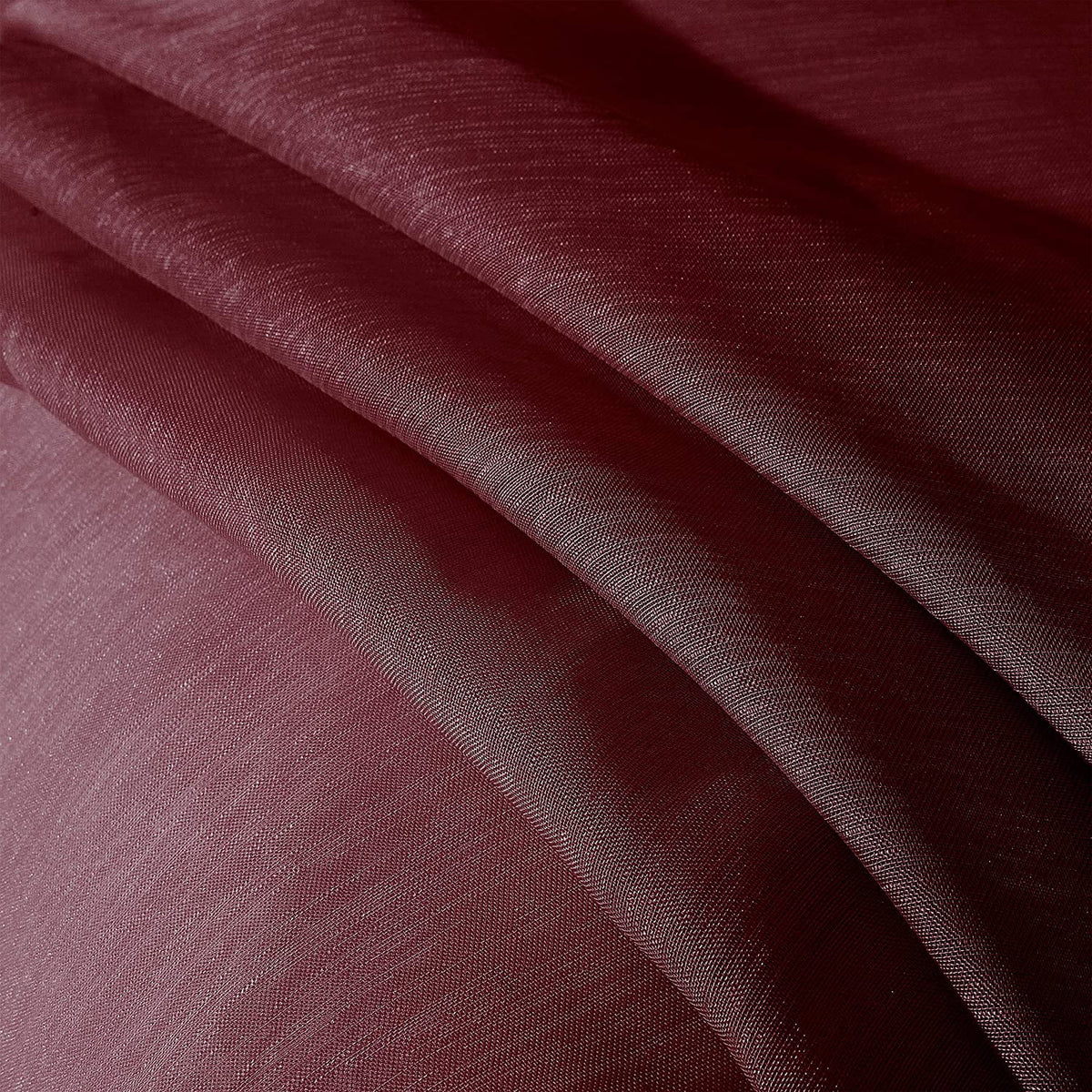Burgundy Semi-Sheer Grommet Curtain Panel Pair, 108" x 84" V52940