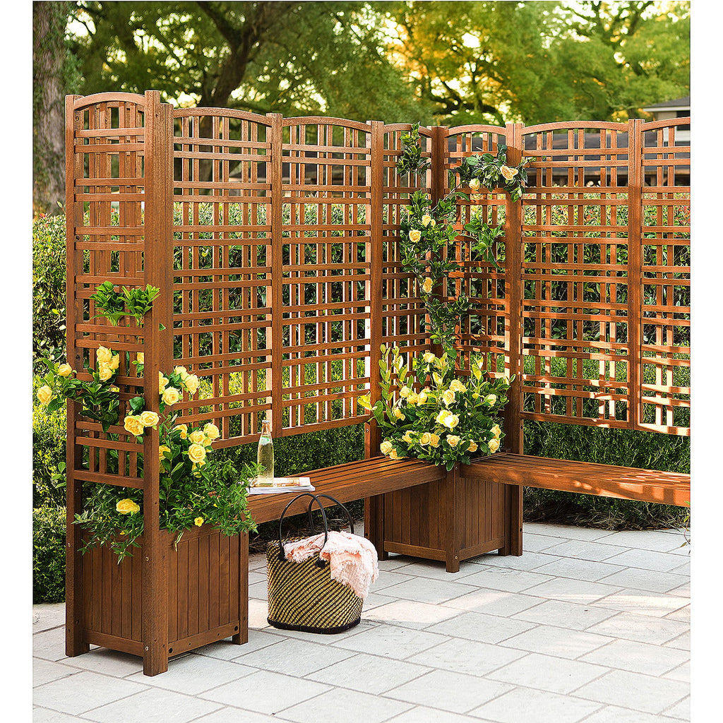 Large Outdoor Eucalyptus Privacy Trellis M166929