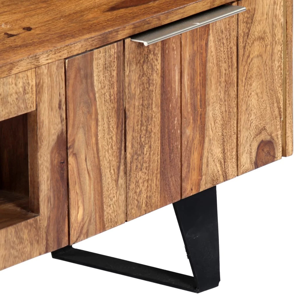 Solid Sheesham Wood TV Cabinet E80829