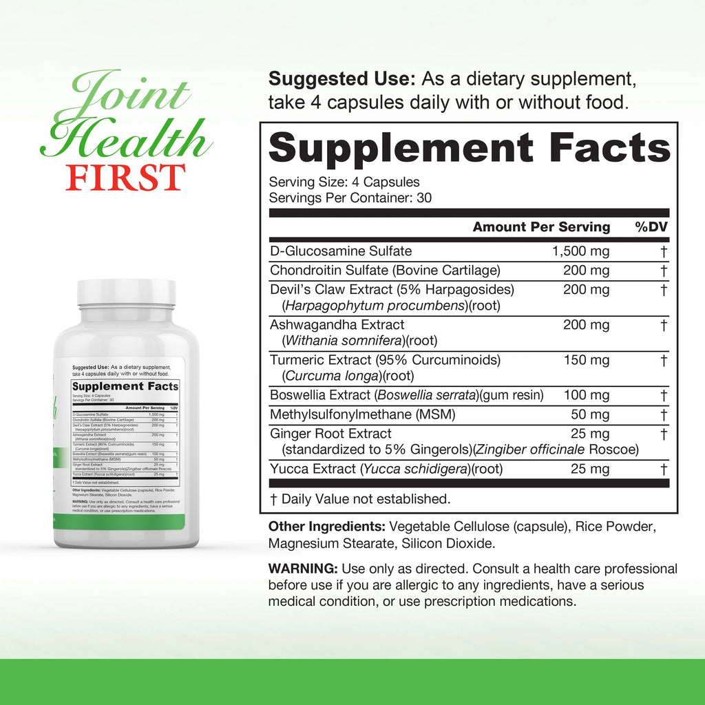 All-Natural Joint Health Supplement E5434