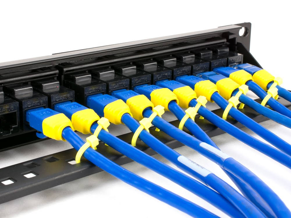 Cat6 High-Density Feed Through Patch Panel - 48 Port 2U P484